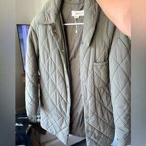 MANGO quilted spring jacket